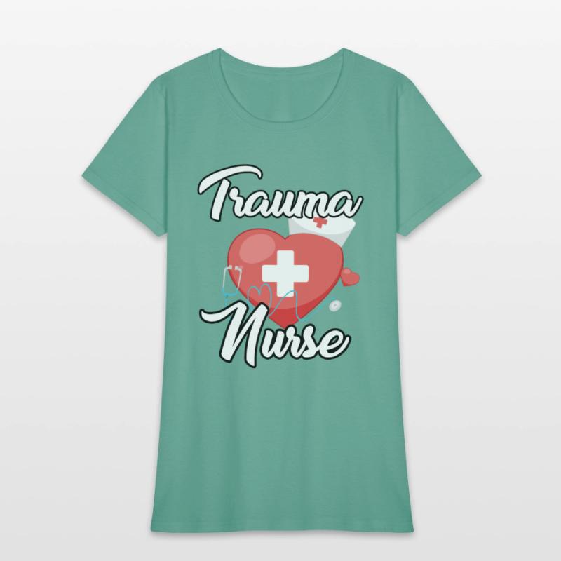 Trauma Nurse Heart Outfit Critical Care