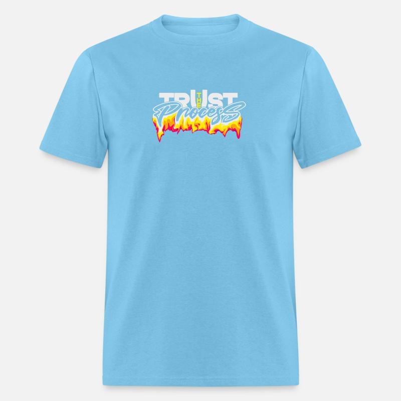 Trust the process typography design