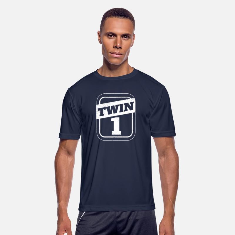 Twin 1 Twins Siblings Funny Gift Idea