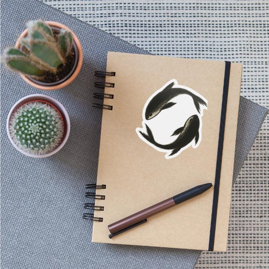 Twin Fish – Minimalist Ink Motion Design