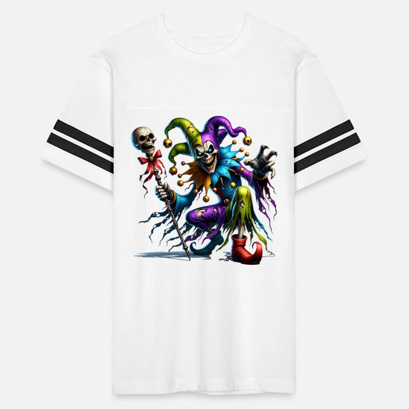 Twisted Jester King – Creepy Carnival Skull Clown