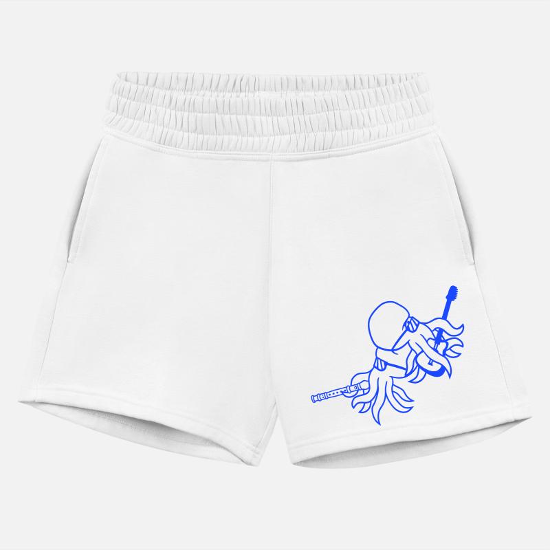 Two Octopus Kraken Squid Guitar Flute 2 Band Team