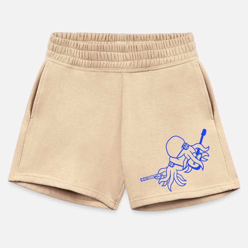 Two Octopus Kraken Squid Guitar Flute 2 Band Team