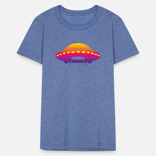 UFO, flying saucer, kids