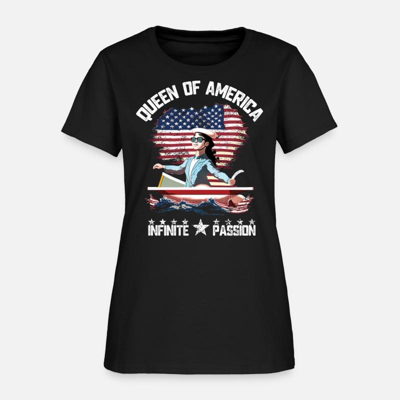 united states flag shirt cute girl power