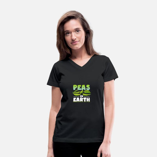 Vegan Peas On Earth Funny Vegetarian