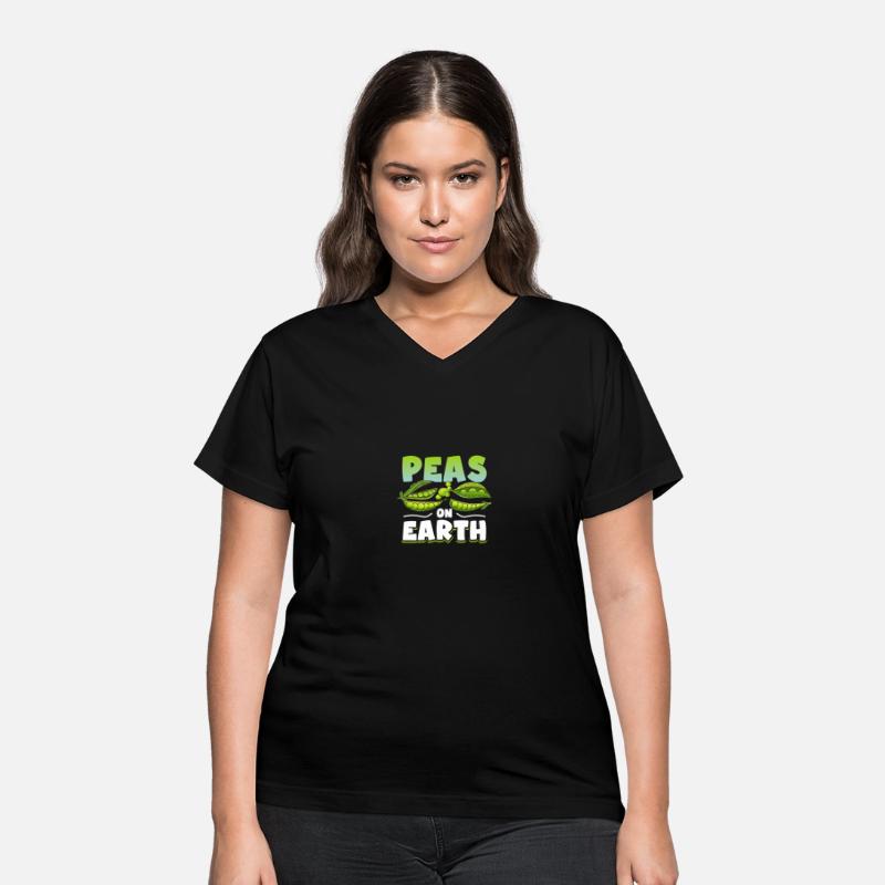 Vegan Peas On Earth Funny Vegetarian