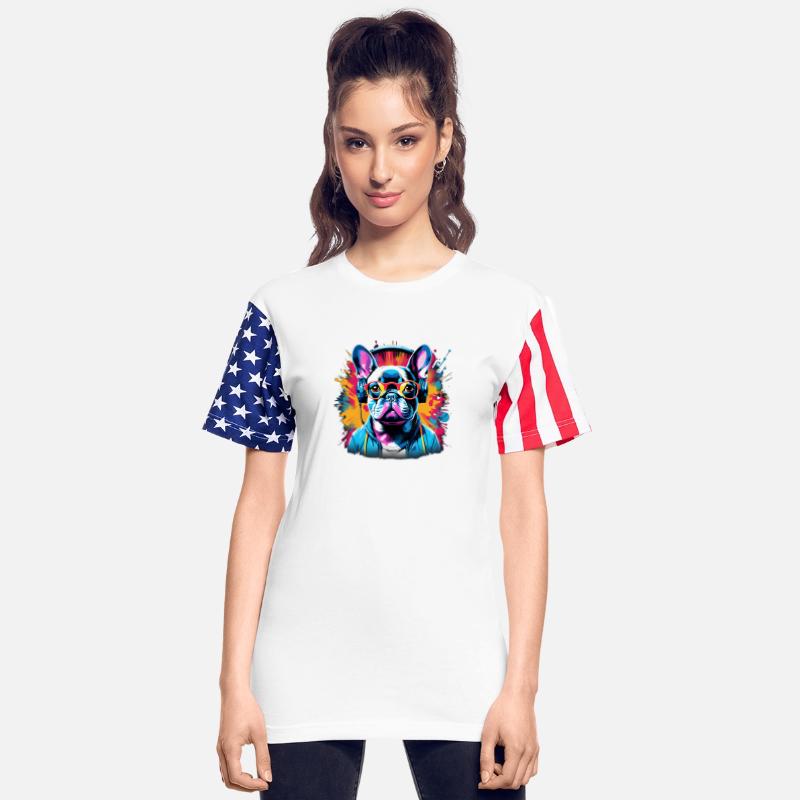 Vibrant Canine Graffiti: A Walk Over the Rainbow