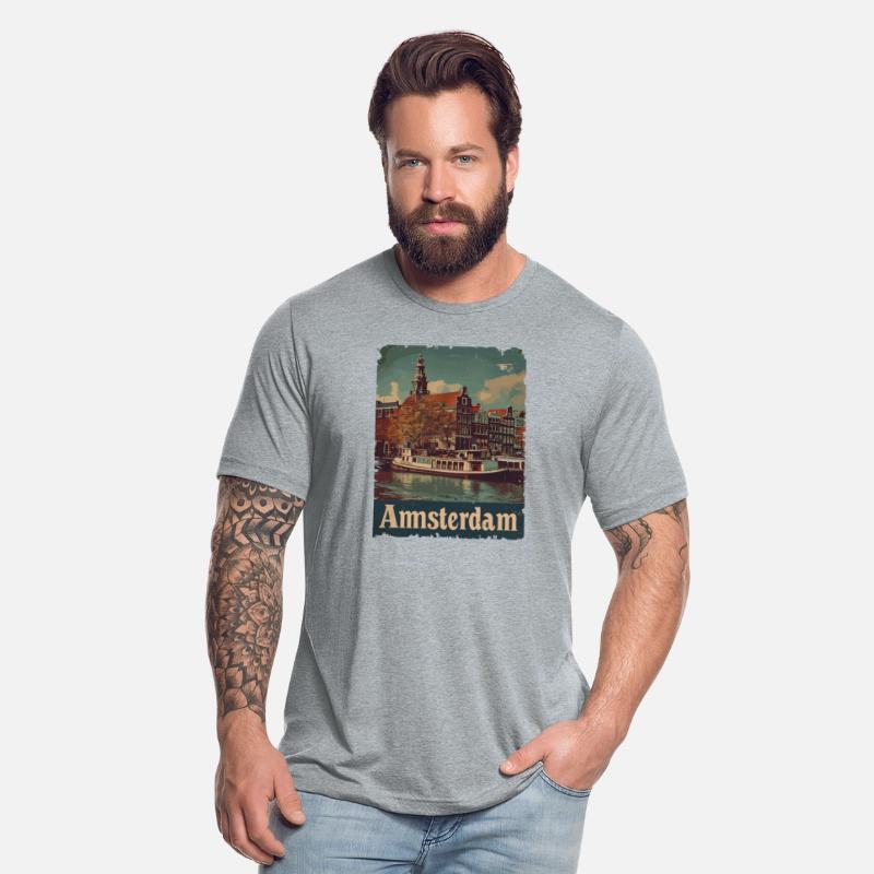 Vintage Amsterdam Canal Netherlands for a