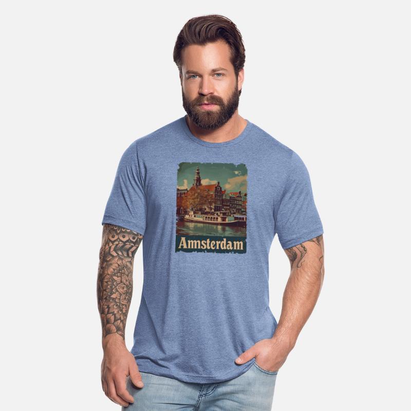 Vintage Amsterdam Canal Netherlands for a