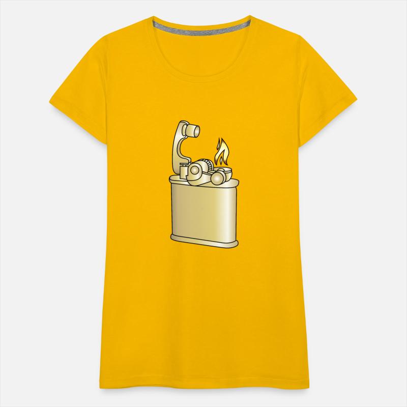 vintage golden lighter