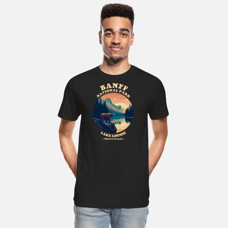 Vintage Retro Canadian Banff National Park