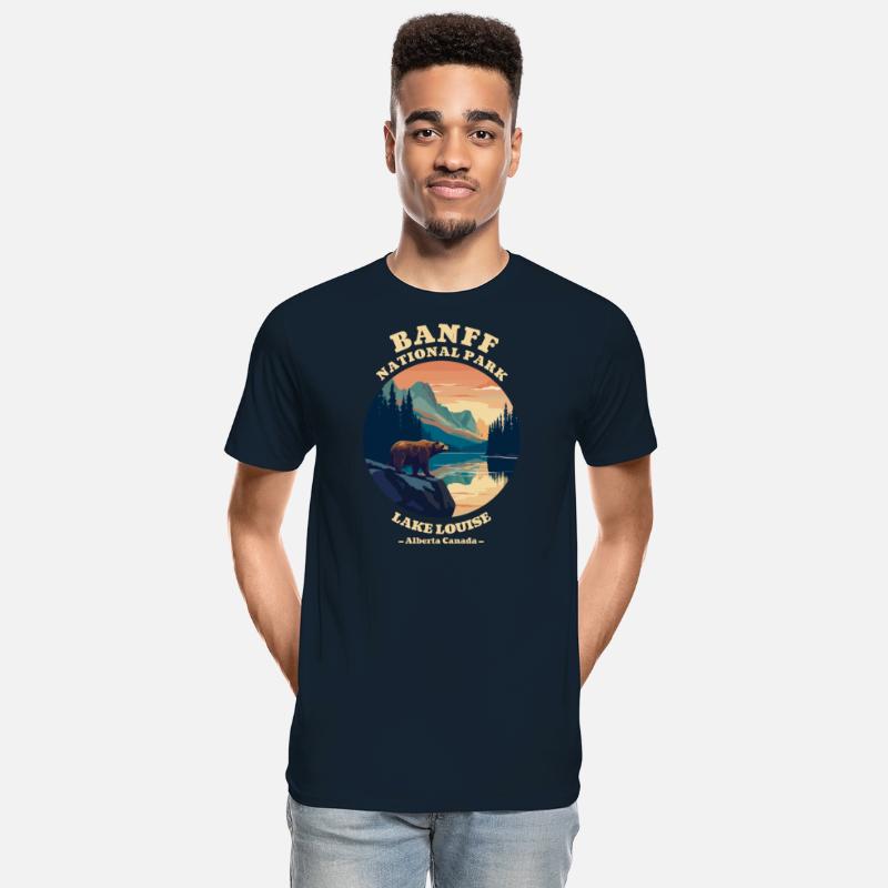 Vintage Retro Canadian Banff National Park