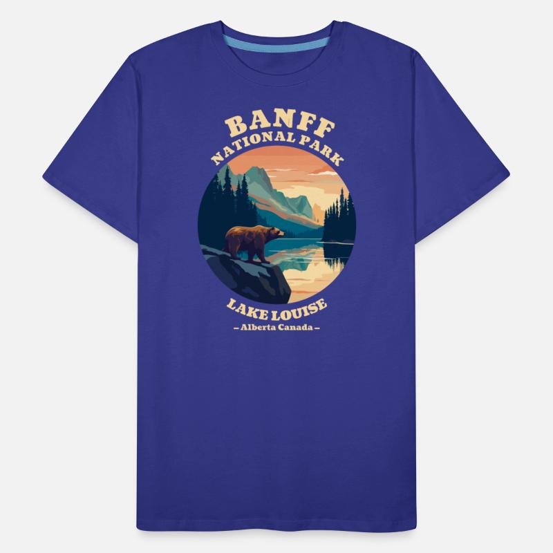 Vintage Retro Canadian Banff National Park