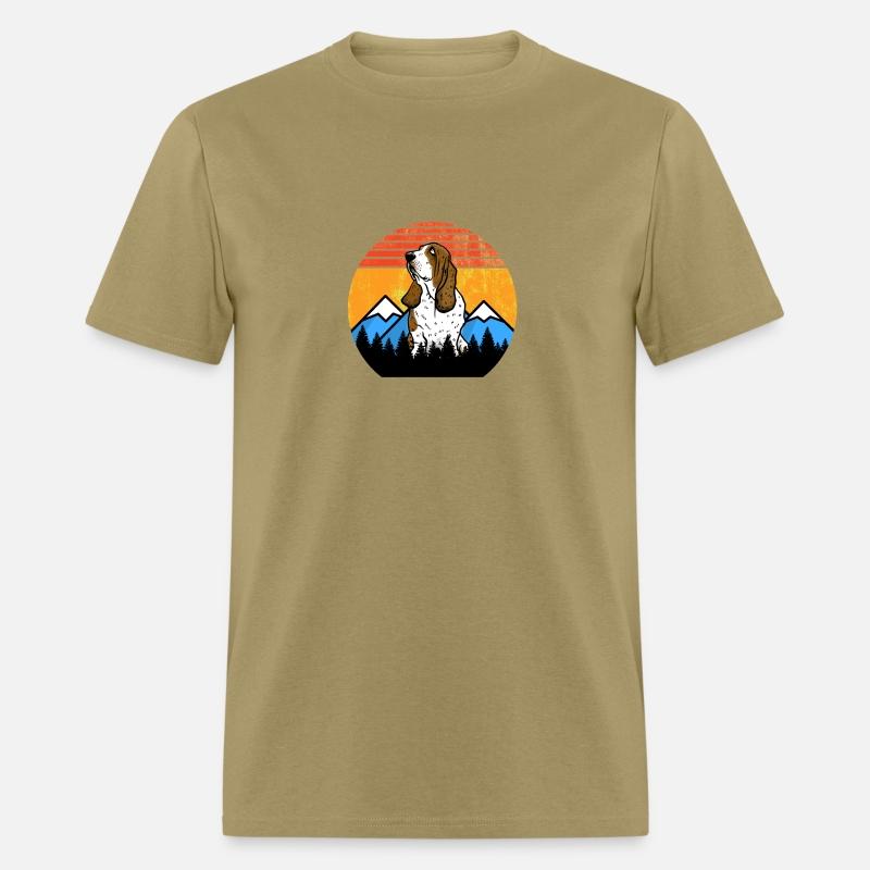 Vintage Sunset Mountains and Forest