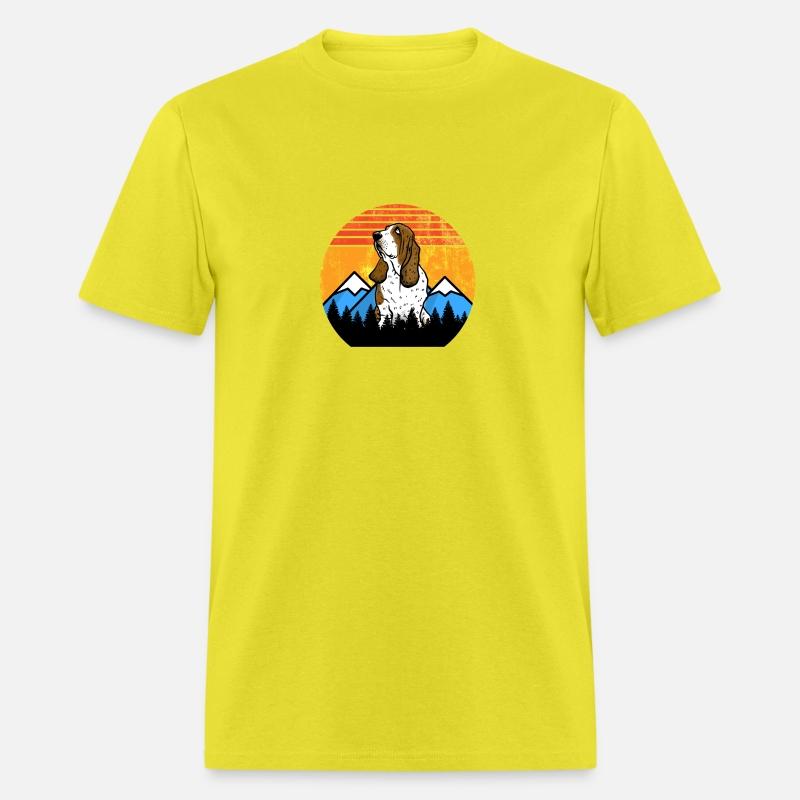 Vintage Sunset Mountains and Forest