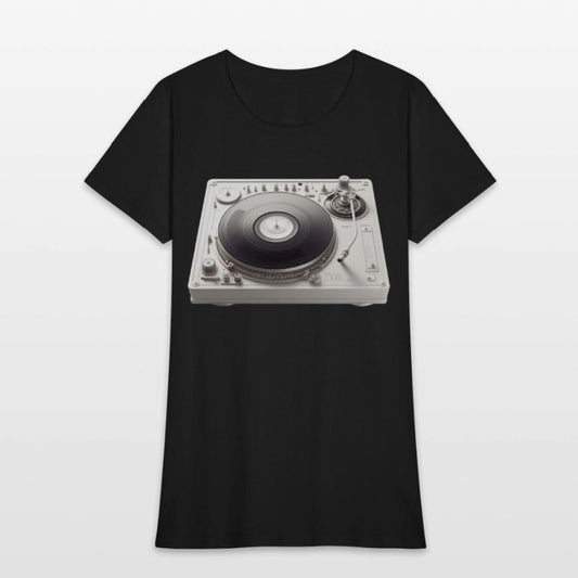 Vintage Turntable in Action