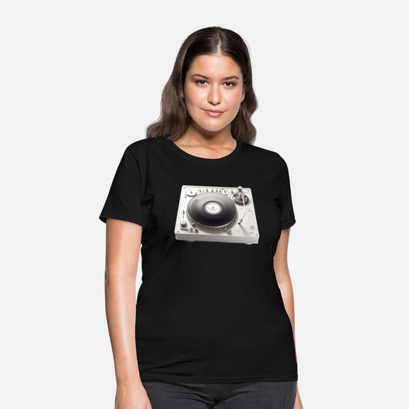 Vintage Turntable in Action