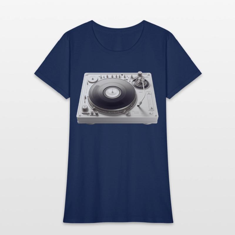 Vintage Turntable in Action