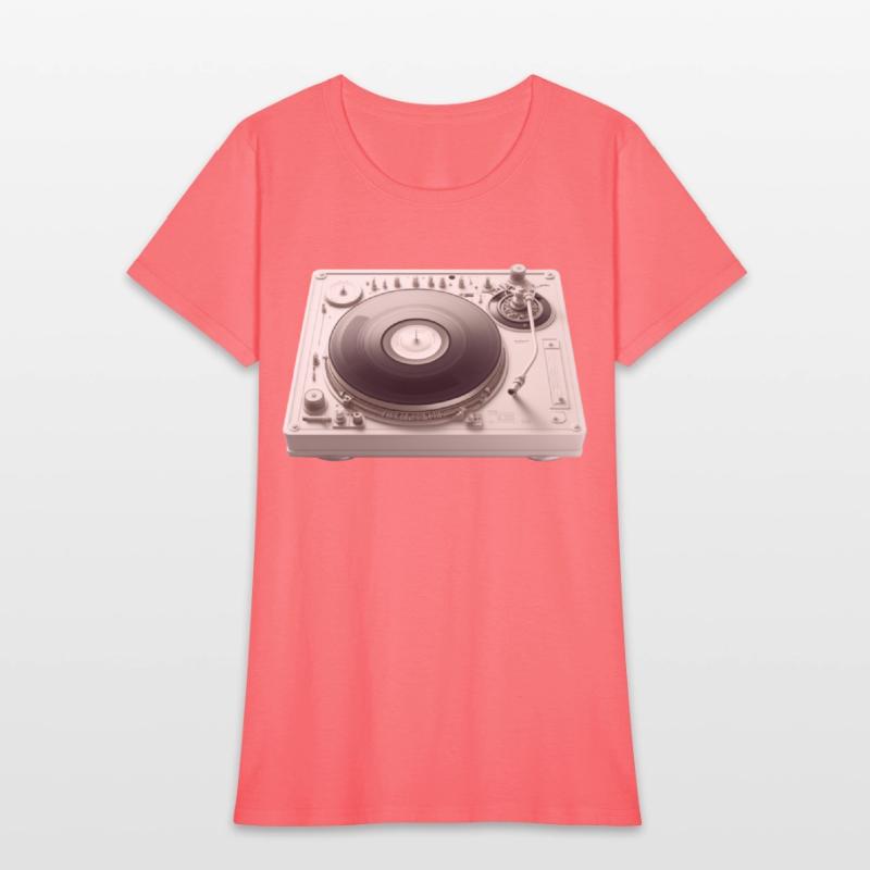 Vintage Turntable in Action