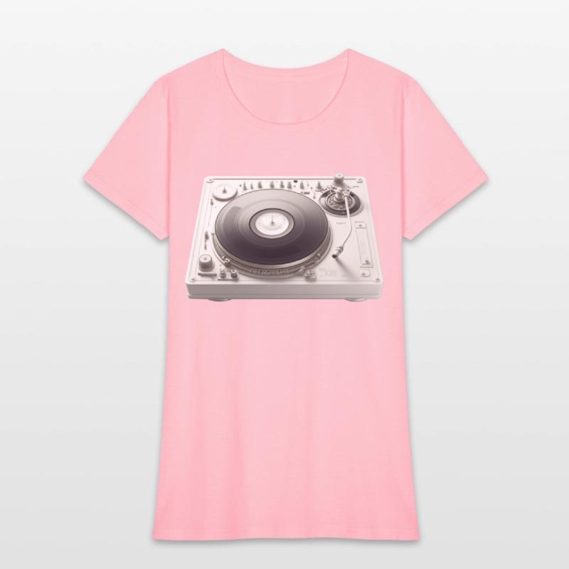 Vintage Turntable in Action