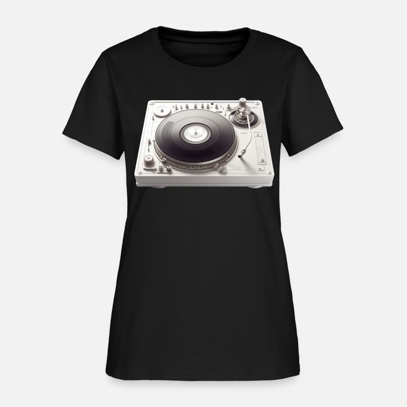 Vintage Turntable in Action