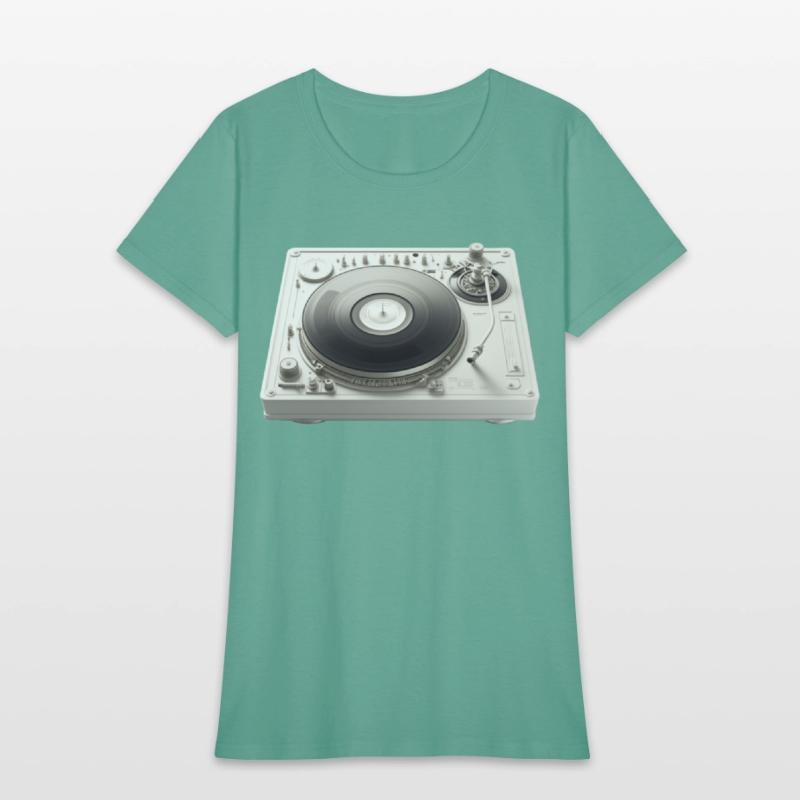 Vintage Turntable in Action