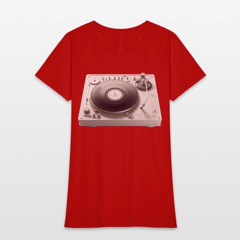 Vintage Turntable in Action