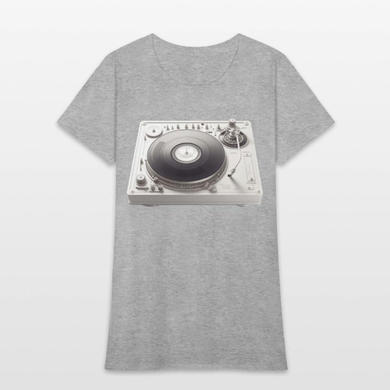 Vintage Turntable in Action