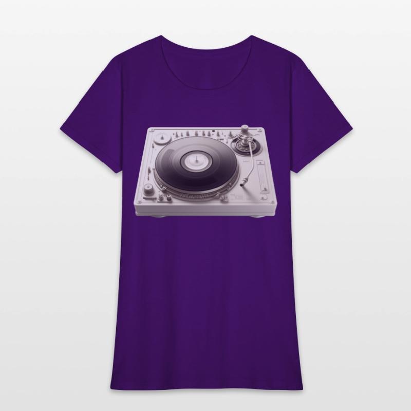 Vintage Turntable in Action