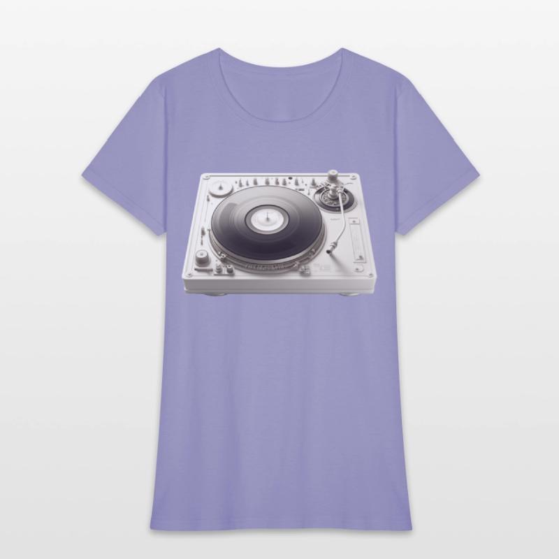 Vintage Turntable in Action