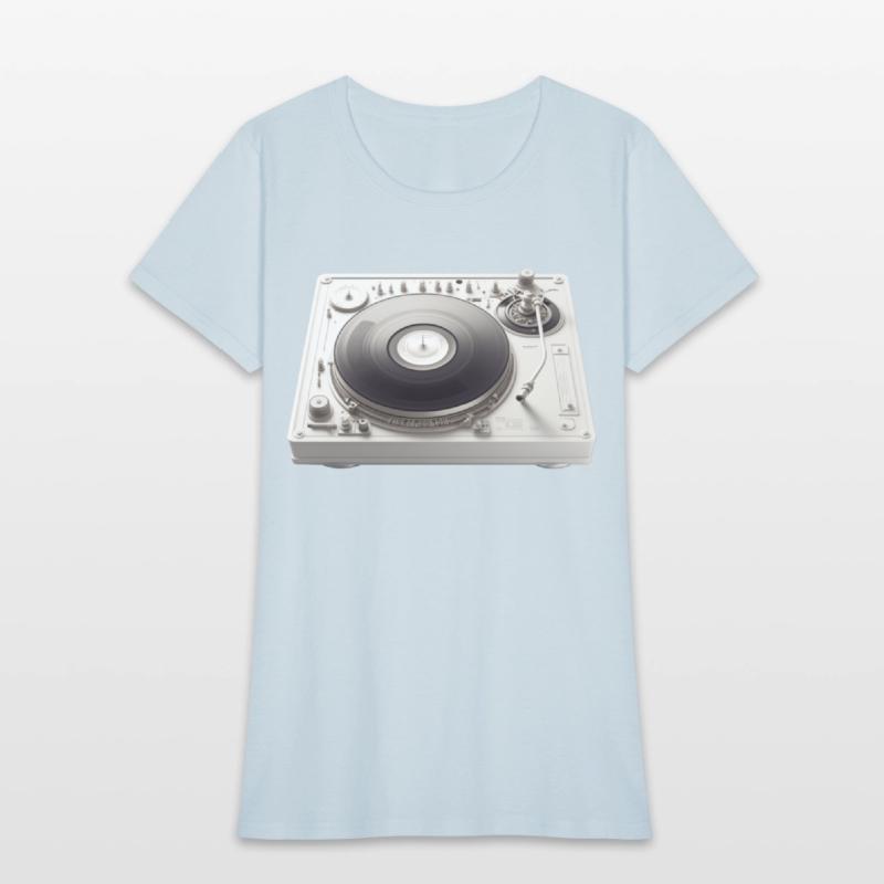 Vintage Turntable in Action