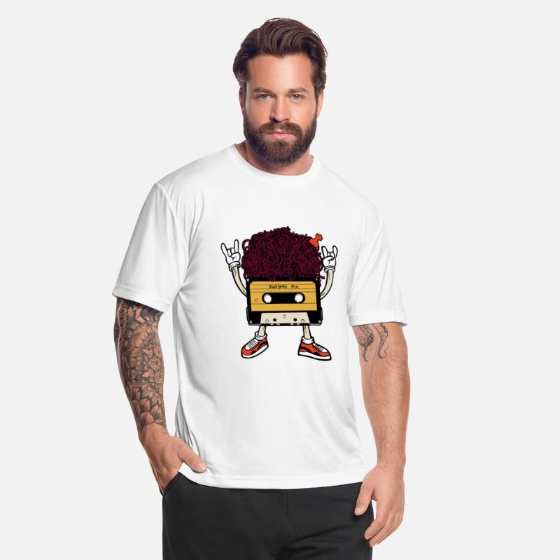 Vinyl Cassette Hairdo Illustration