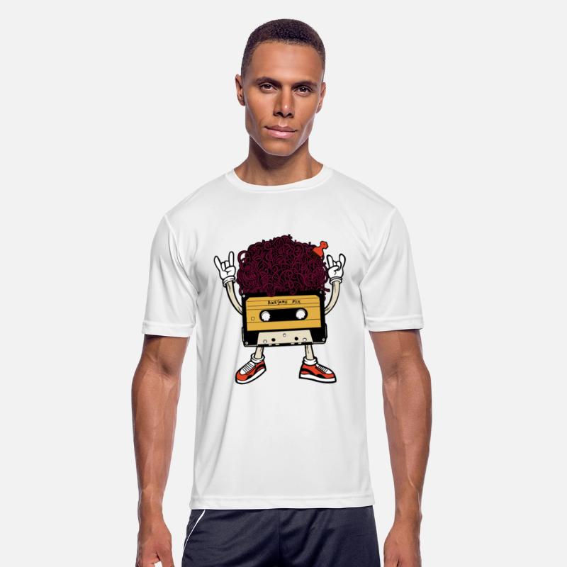 Vinyl Cassette Hairdo Illustration