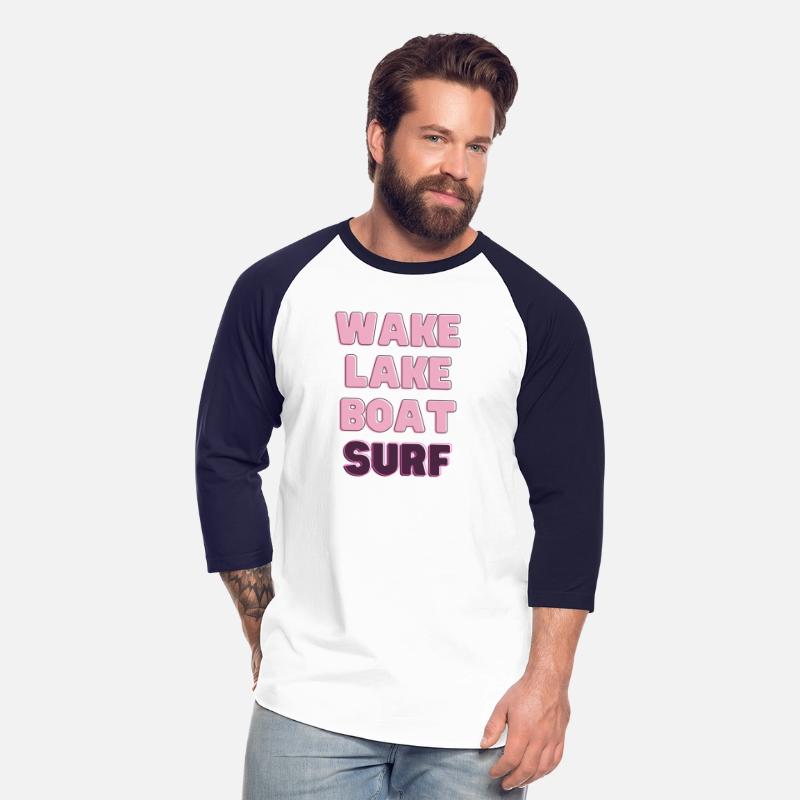 Wake Lake Boat Surf, Retro Wakesurf Board Surfer