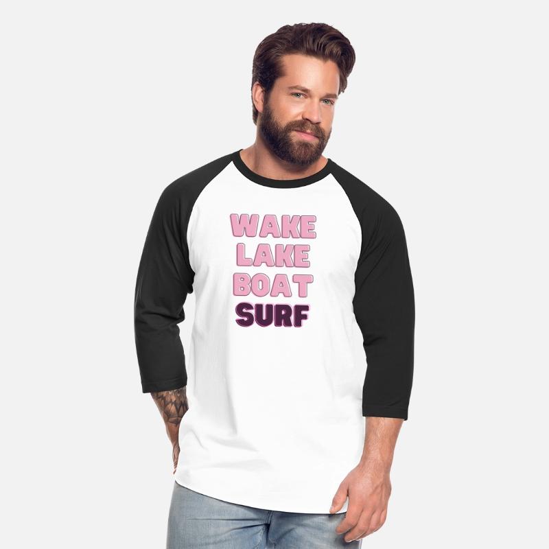Wake Lake Boat Surf, Retro Wakesurf Board Surfer