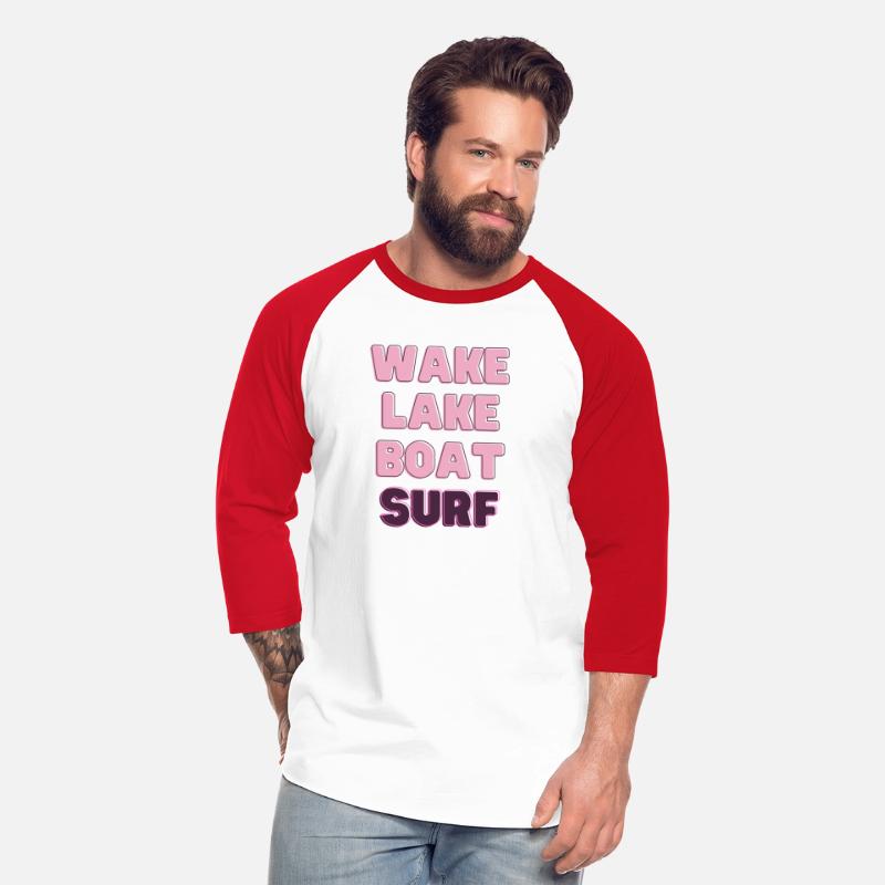 Wake Lake Boat Surf, Retro Wakesurf Board Surfer