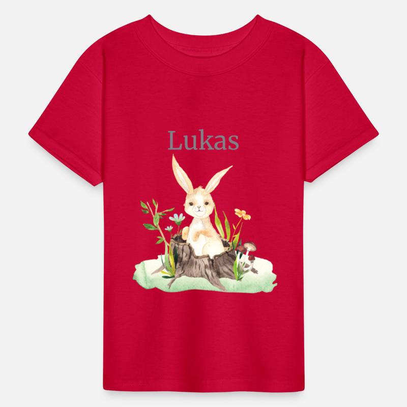Waldtier Deer Hare Hedgehog Flowers Name Lukas