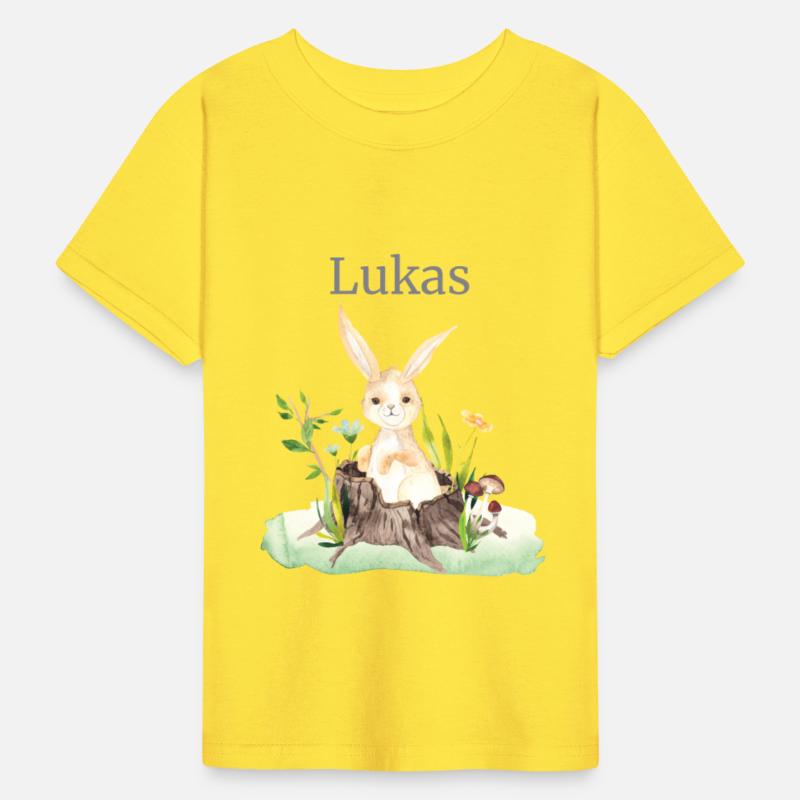 Waldtier Deer Hare Hedgehog Flowers Name Lukas