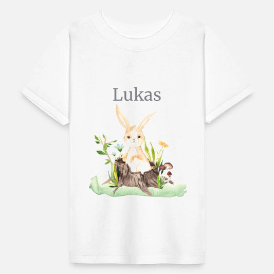 Waldtier Deer Hare Hedgehog Flowers Name Lukas