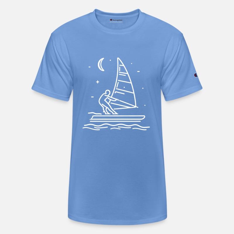 Windsurfer One Line Drawing