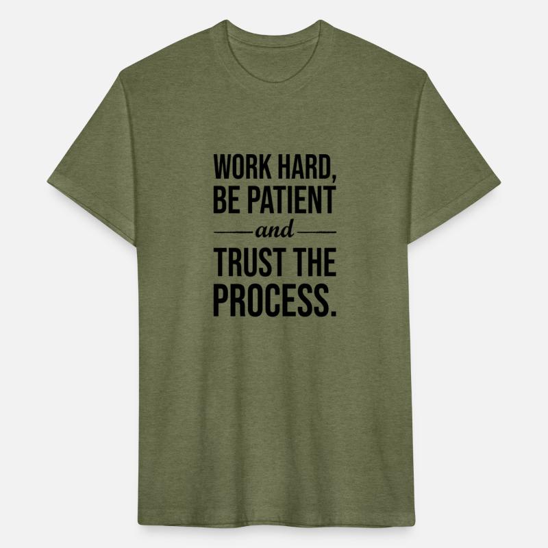 work hard be patient and trust the process