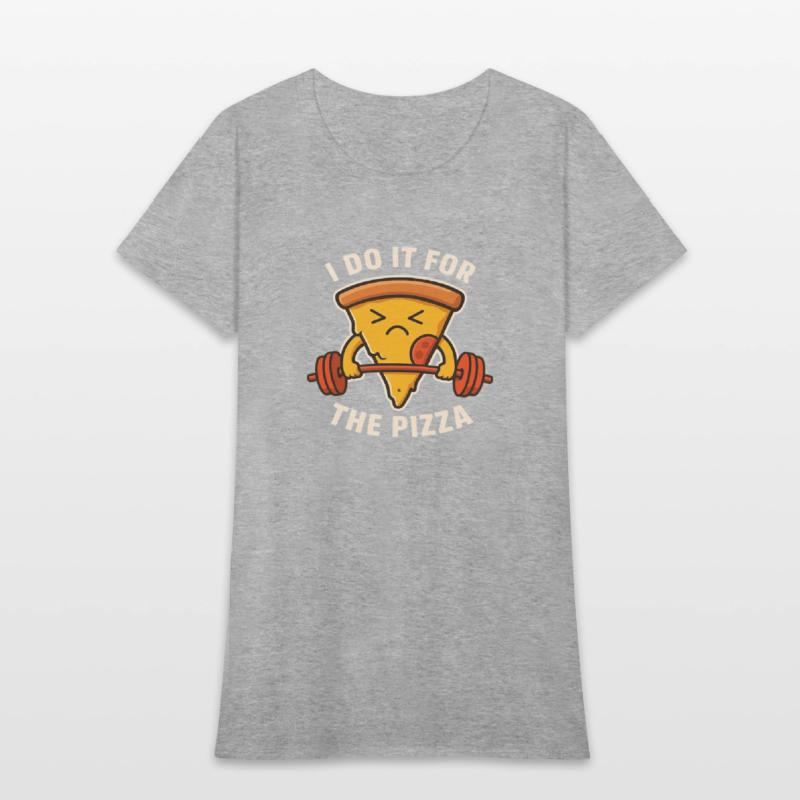 Working Out for Pizza – Funny Fitness Design for