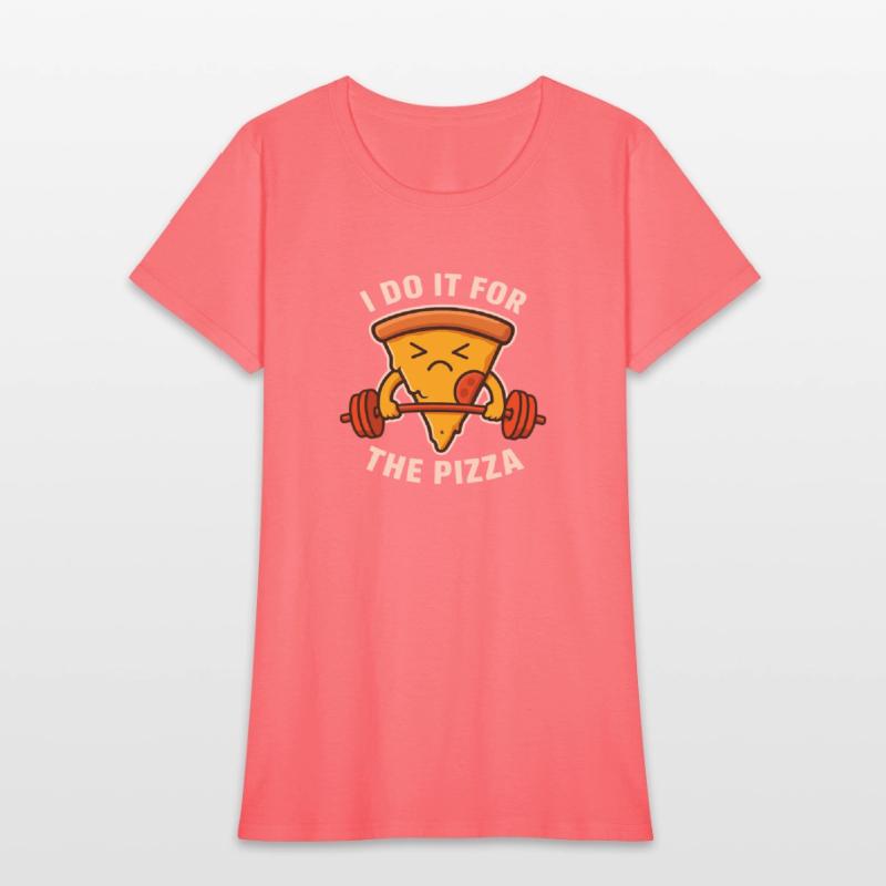 Working Out for Pizza – Funny Fitness Design for
