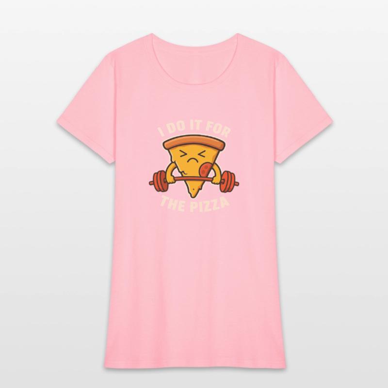 Working Out for Pizza – Funny Fitness Design for
