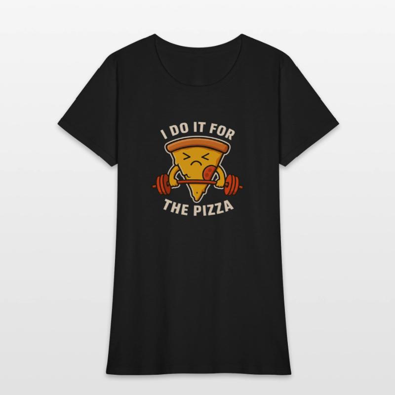 Working Out for Pizza – Funny Fitness Design for