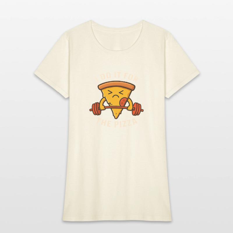 Working Out for Pizza – Funny Fitness Design for