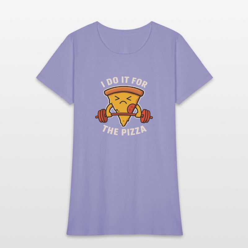 Working Out for Pizza – Funny Fitness Design for