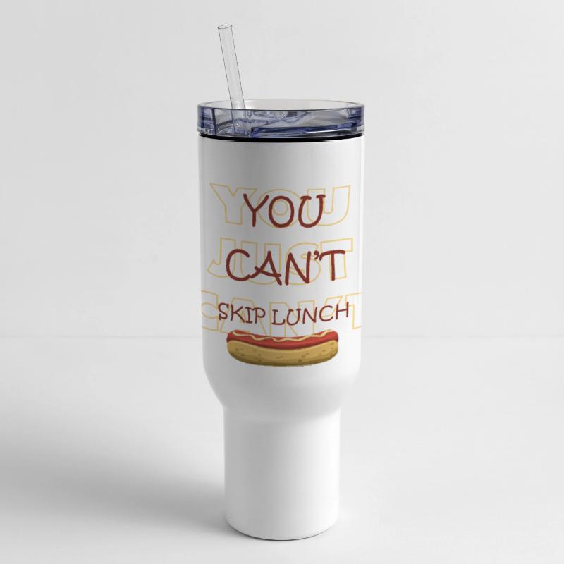 You Can’t Skip Lunch – Funny Hot Dog Design