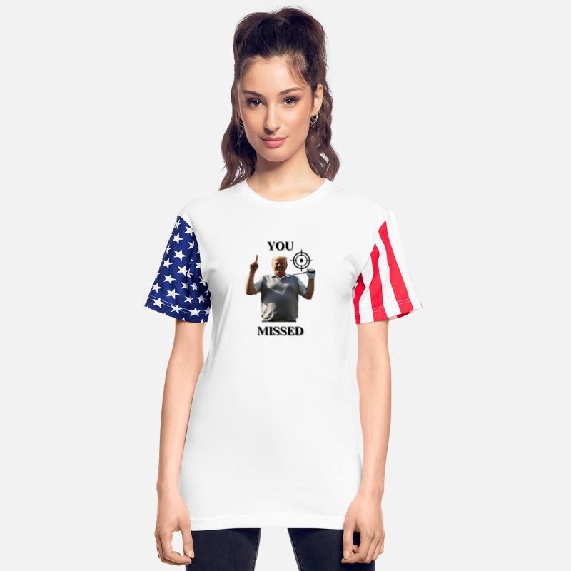 "You Missed" Funny Donald Trump Meme T-shirt (B)